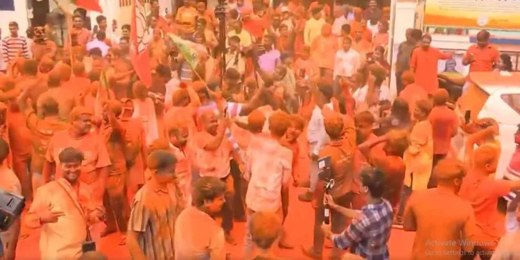 BJP Tells Workers to Celebrate Responsibly, Avoid Confrontation with TMC