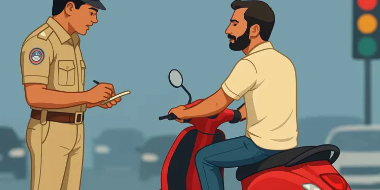Ranchi Traffic Police Issue 30,420 Challans in First Six Days of June in Ongoing Crackdown