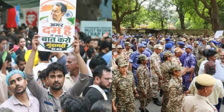 Delhi Police on High Alert as Monsoon Session Begins Amid CJP’s Parliament March Plan