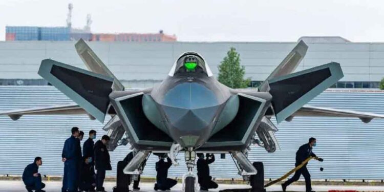 Satellite Images Reveal China Deploys 11 J-20 Stealth Jets Near Indian Border