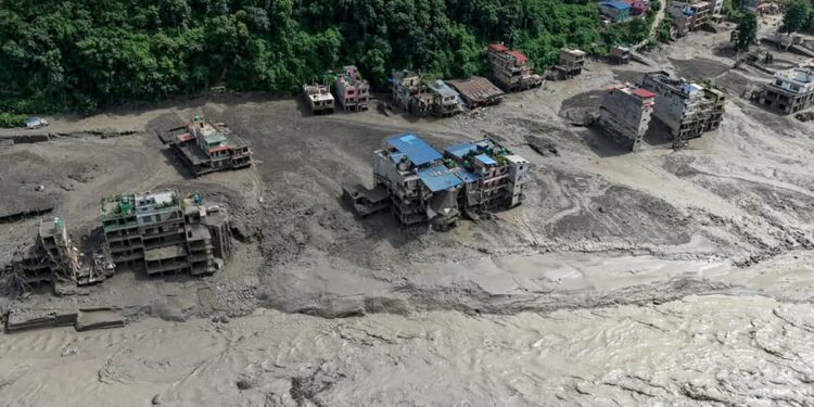 Barrier Lake Breaches in Tibet, Rescue Teams Ordered to Safety Amid Nepal Flood Crisis