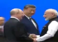 SCO Summit: PM Modi Warmly Greets Xi Jinping, Putin, Slams Terrorism