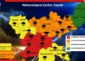 Jharkhand Set for Five Days of Rain, Winds Up to 50 kmph Likely